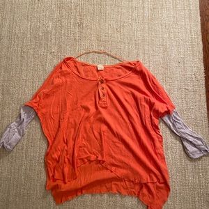 Free People oversized shirt